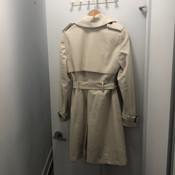 Club Monaco Trench Coat- Size Large - Picture 2 of 5